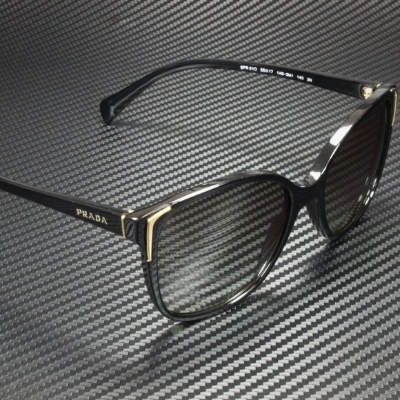 Prada Women's Black and Grey Gradient Sunglasses! - Picture 3 of 4